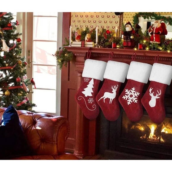 Christmas Stockings 4 Pack New - Picture 3 of 6